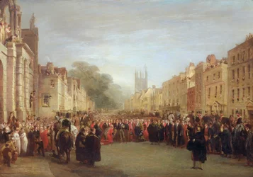 The Visit of the Prince Regent to Oxford, 1814